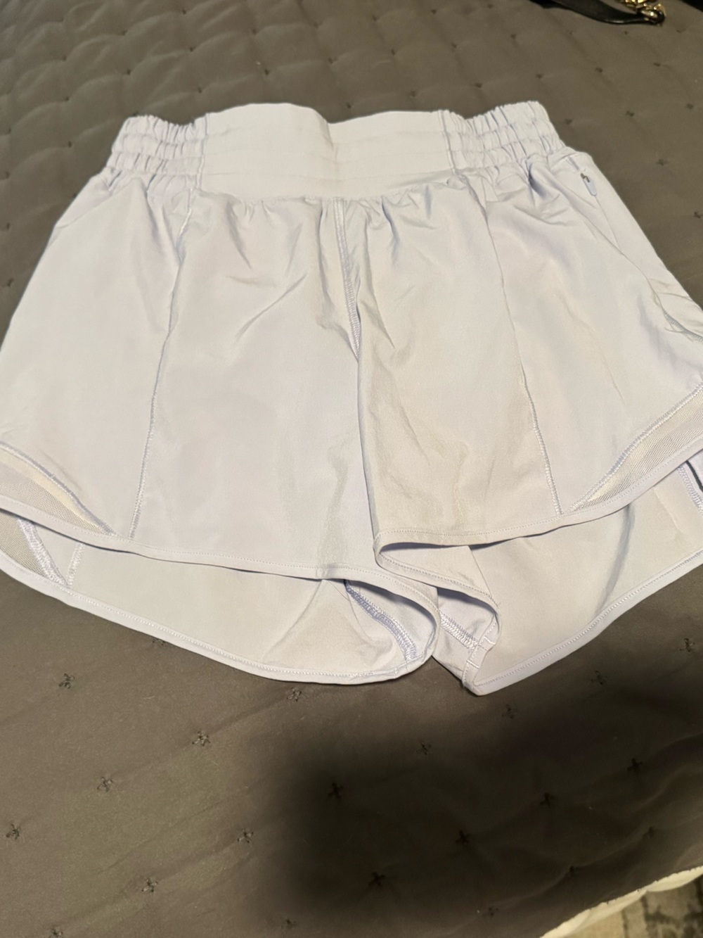 Lululemon Light Lavender Hotty Hot Shorts
